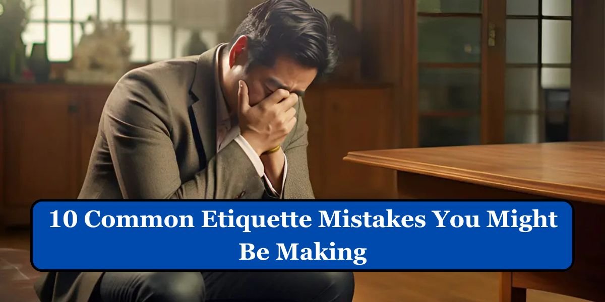 10 Common Etiquette Mistakes You Might Be Making